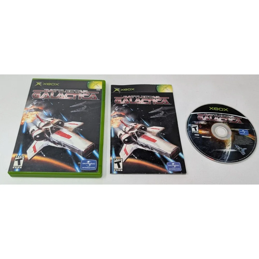 Battlestar Galactica Microsoft Xbox 2003 Complete‎ CIB Tested Working VTG Works